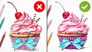 DOS amp DONTS How to Draw with Colored Pencils [upl. by Lucic]