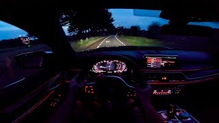 BMW M760Li 2020 V12 NIGHT DRIVE POV Ambient Lighting by AutoTopNL [upl. by Riek]