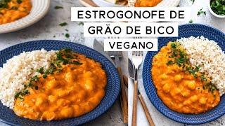 ESTROGONOFE DE GRÃO DE BICO VEGANO  FÁCIL RÁPIDO E BARATO  PLANTTE [upl. by Nico273]