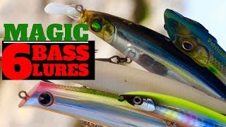 6 Must Have Bass lures for Sea Fishing [upl. by Jennee]