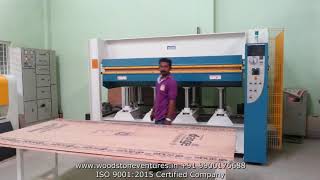 LAMINATE PRESSING MACHINE [upl. by Bik]