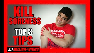 Top 3 Methods To Reduce MUSCLE SORENESS After Workout  BeerBiceps Gym Tips [upl. by Ymerej197]