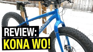 Review Kona Wo Fat Bike [upl. by Stortz]