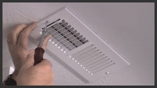 Replacing a heat vent register [upl. by Annecorinne356]