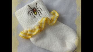 Embroider Socks on your Home Embroidery Machine [upl. by Dnomar]