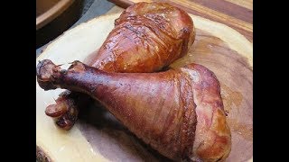 Disney Style Smoked Turkey Legs [upl. by Athalla]