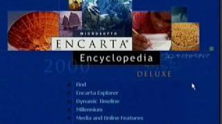 Vintage Ads Encarta Encyclopedia Deluxe 2000 EEDx [upl. by Oirom]