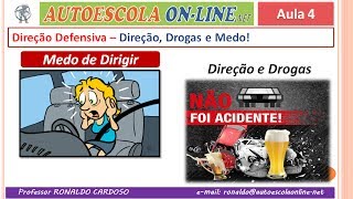 27 DIREÇÃO DEFENSIVA  Técnicas de Pilotagem Motocicletas Dirigindo à noite Frenagem de Emergência [upl. by Rosabella]