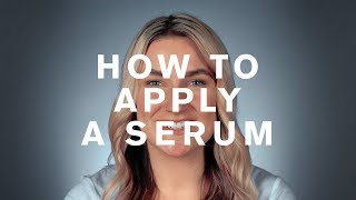 Serum 101 How to Apply a Serum  Estée Lauder UK [upl. by Nisbet]