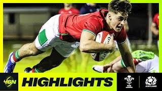 2024 U6N20  HIGHLIGHTS  WALES V SCOTLAND [upl. by Ditter475]