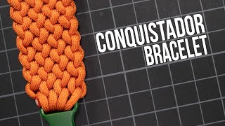 How to Make a Paracord Conquistador Bracelet [upl. by Urissa]