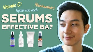 BEST SERUMS NIACINAMIDE VIT C HYALURONIC ACID  Effective ba My Personal Experience  Jan Angelo [upl. by Russo]