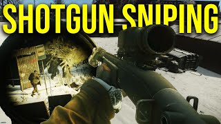 Insane Shotgun Sniper  Escape From Tarkov [upl. by Aivekal]