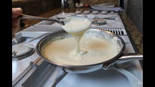 How to Make Basic White Sauce  Cream Sauce at its Simplest [upl. by Bander]