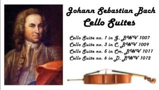 Johann Sebastian Bach  Cello suites in 432 Hz great for reading or studying [upl. by Aitselec]