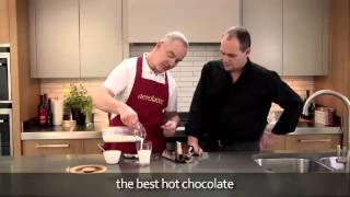 How to make a hot chocolate using an aerolatte milk frother [upl. by Edelstein]