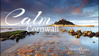 FLYING OVER ENGLAND Cornwall Coast 4K AerialDrone Film  Calming Meditation Music for Relaxation [upl. by Kosse]