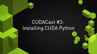 Installing CUDA Python [upl. by Ugo79]