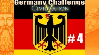 Civ 5 Germany NO CITY Challenge Part Four [upl. by Eerbua577]