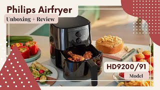 Unboxing  Review Philips Essential Airfryer HD9200 [upl. by Platt]