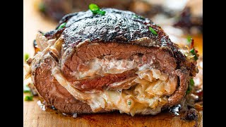 Cheesy Stuffed Flank Steak [upl. by Worsham]