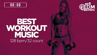 Best Workout Music Mix 2021 128 bpm32 count [upl. by Elleryt]