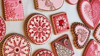 How to Stencil a Cookie The Basics [upl. by Gollin]