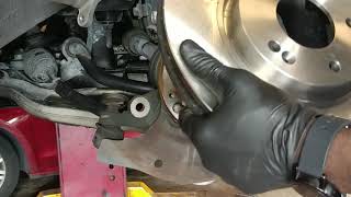 Kia optima front brake replacement [upl. by Essirahc]