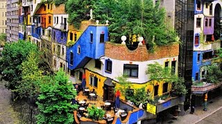 Hundertwasser House  The most beautiful buildings in Austria [upl. by Dekow]