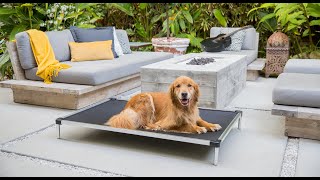 K9 Ballistic Chew Proof Elevated Dog Bed™ [upl. by Enirod]