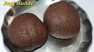 Ragi Mudde Recipe in Kannada ಮೃದುವಾದ ರಾಗಿ ಮುದ್ದೆ  Finger Millet Ball in Kannada  Rekha Aduge [upl. by Jariah]