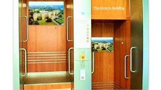 The Abrams Buildings Iconic Open Door Elevators Frankfurt Germany [upl. by Eniffit310]