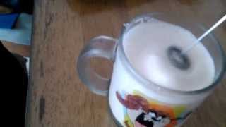 Aerolatte Review Frothing Cold Milk In Under 1 Minute [upl. by Eulalia886]