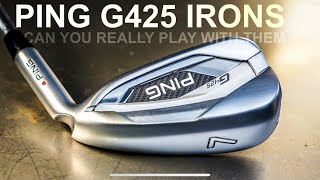 PING G425 IRONS CAN YOU PLAY THESE IRONS ON THE GOLF COURSE [upl. by Shaer223]