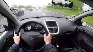 Peugeot 206 14 HDi 2010  POV Drive [upl. by Ekard]