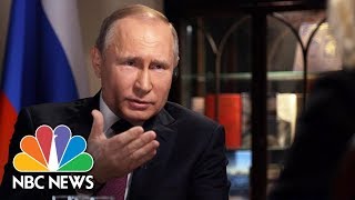 Confronting Russian President Vladimir Putin Part 1  Megyn Kelly  NBC News [upl. by Naniac]