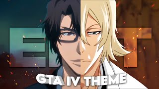 Aizen x Urahara  GTA IV Theme Edit [upl. by Orimlede]