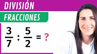 DIVISIÓN de FRACCIONES 🍕 Operaciones con Fracciones [upl. by Nadler]