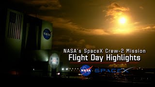 NASA’s SpaceX Crew2 Flight Day 1 Highlights [upl. by Eidnas]